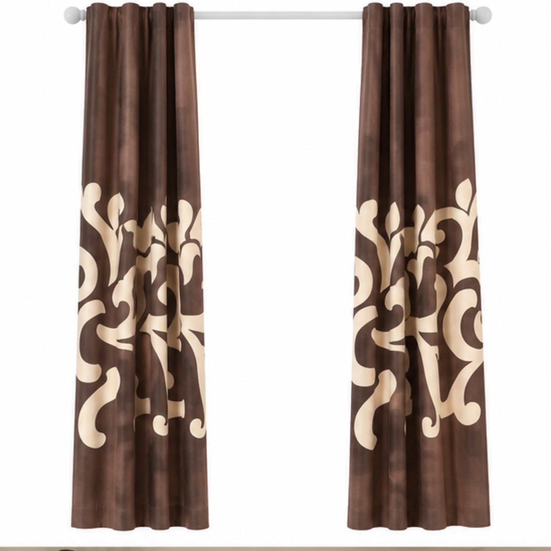 ECO Curtain - ChocolateCream2