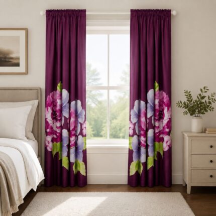 Grace Curtain – Aubergine – 66″x72″