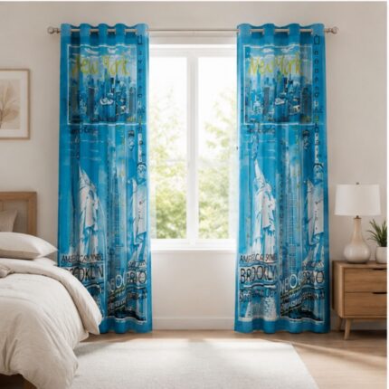Inspire Curtain – Teal – 66″x72″