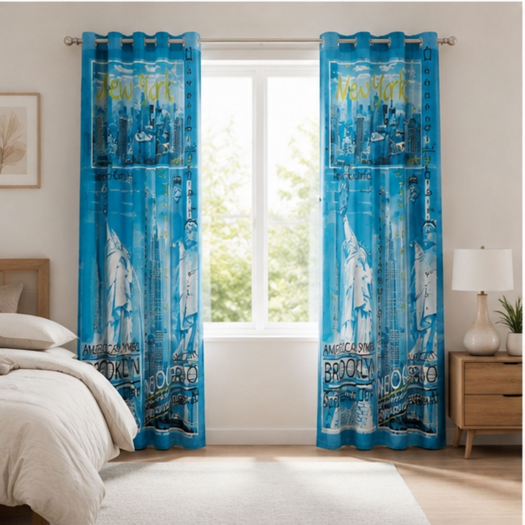 Inspire Curtain - Teal