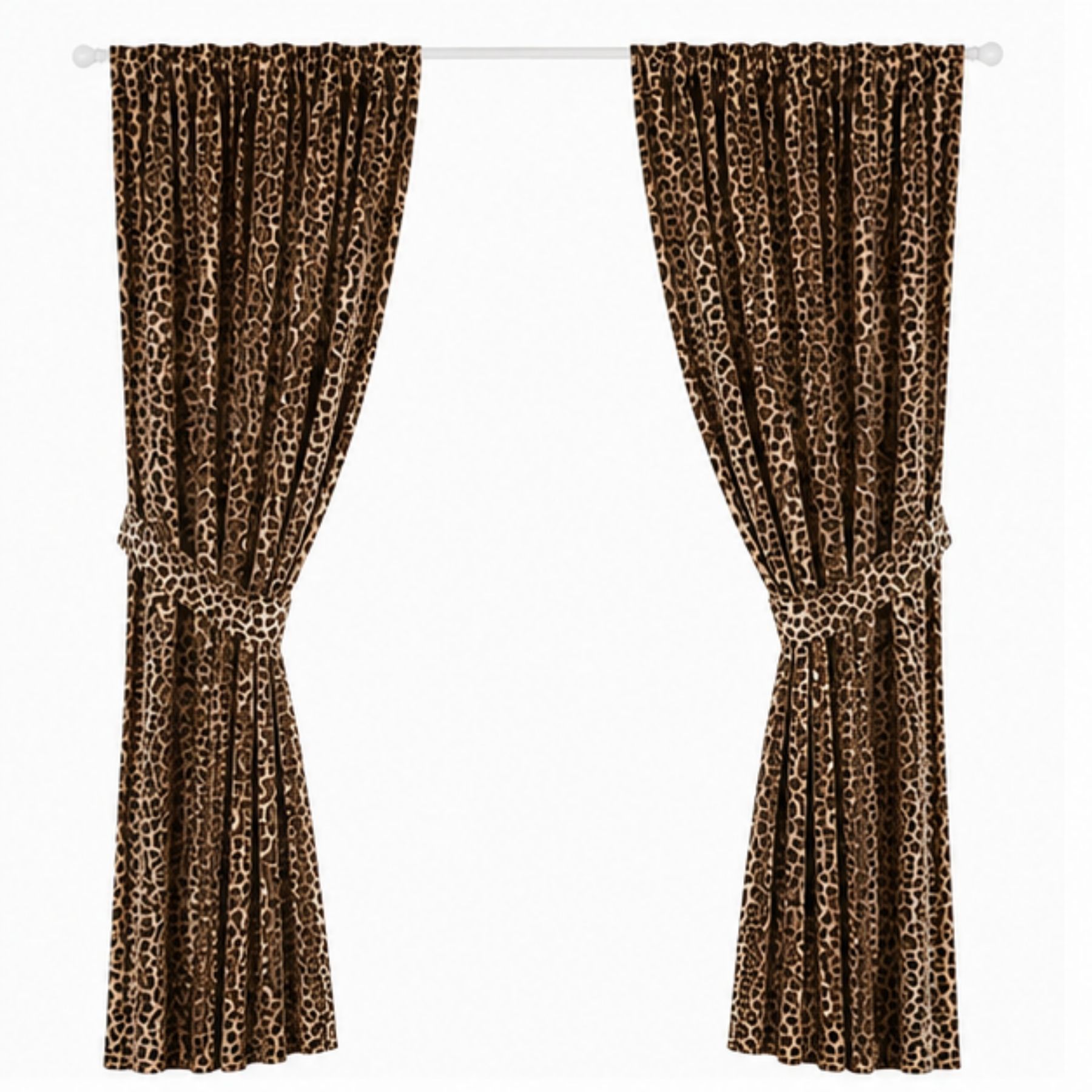 Leopard Curtain - Natural3