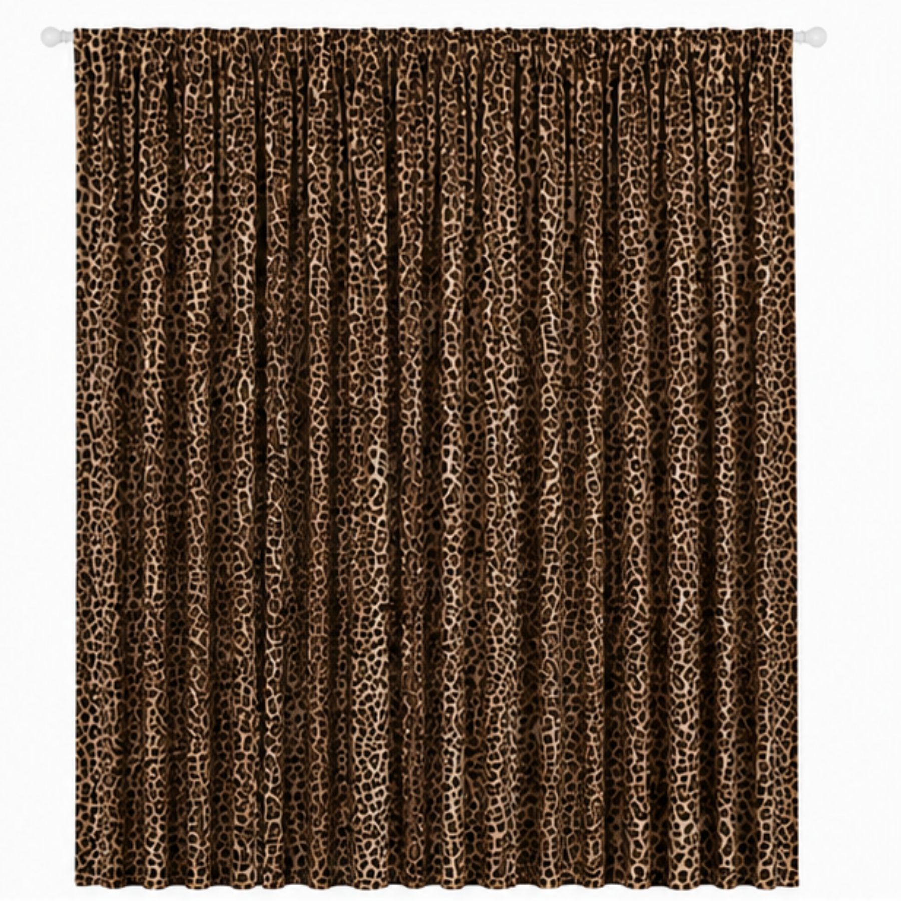 Leopard Curtain - Natural4