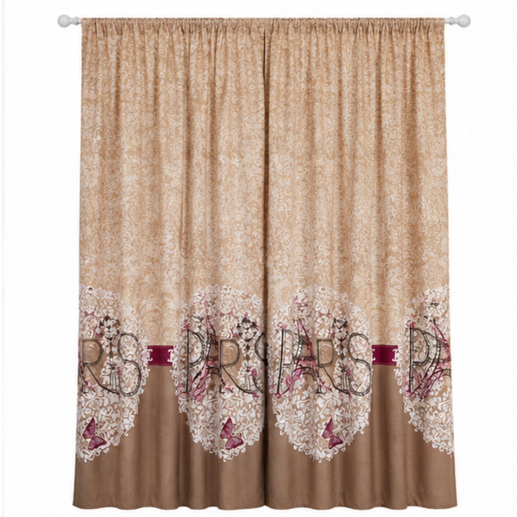 Oooh La La Curtain - Natural 3