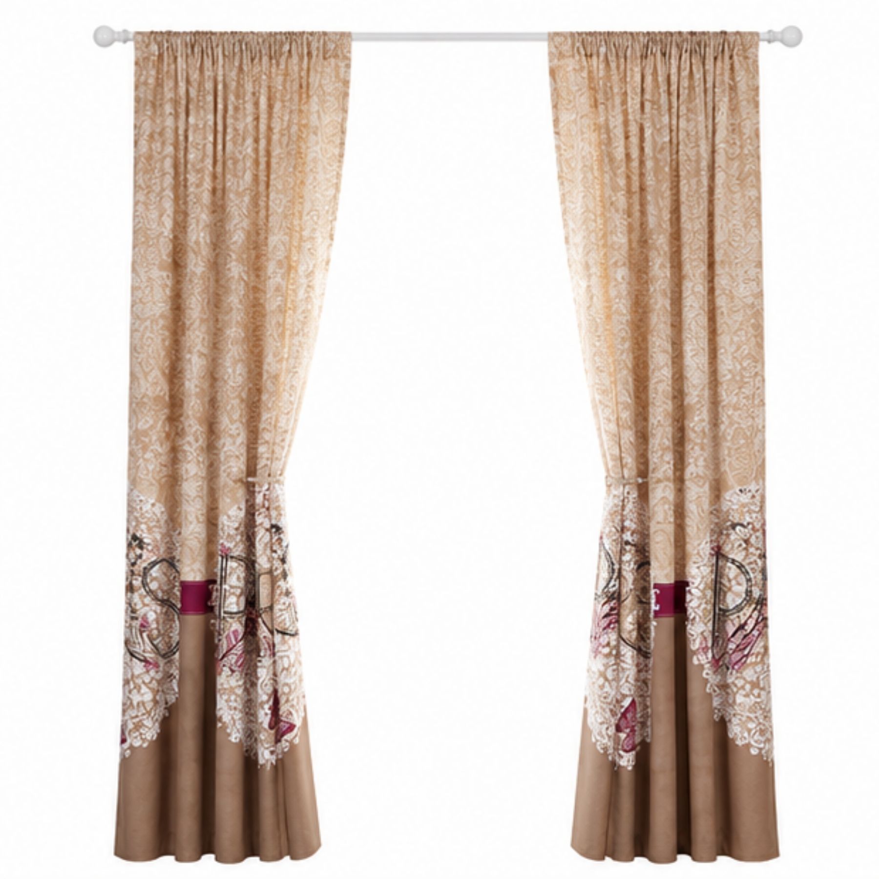 Oooh La La Curtain - Natural 4
