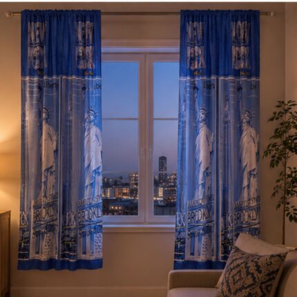 Inspire Curtain – Blue – 66″x72″