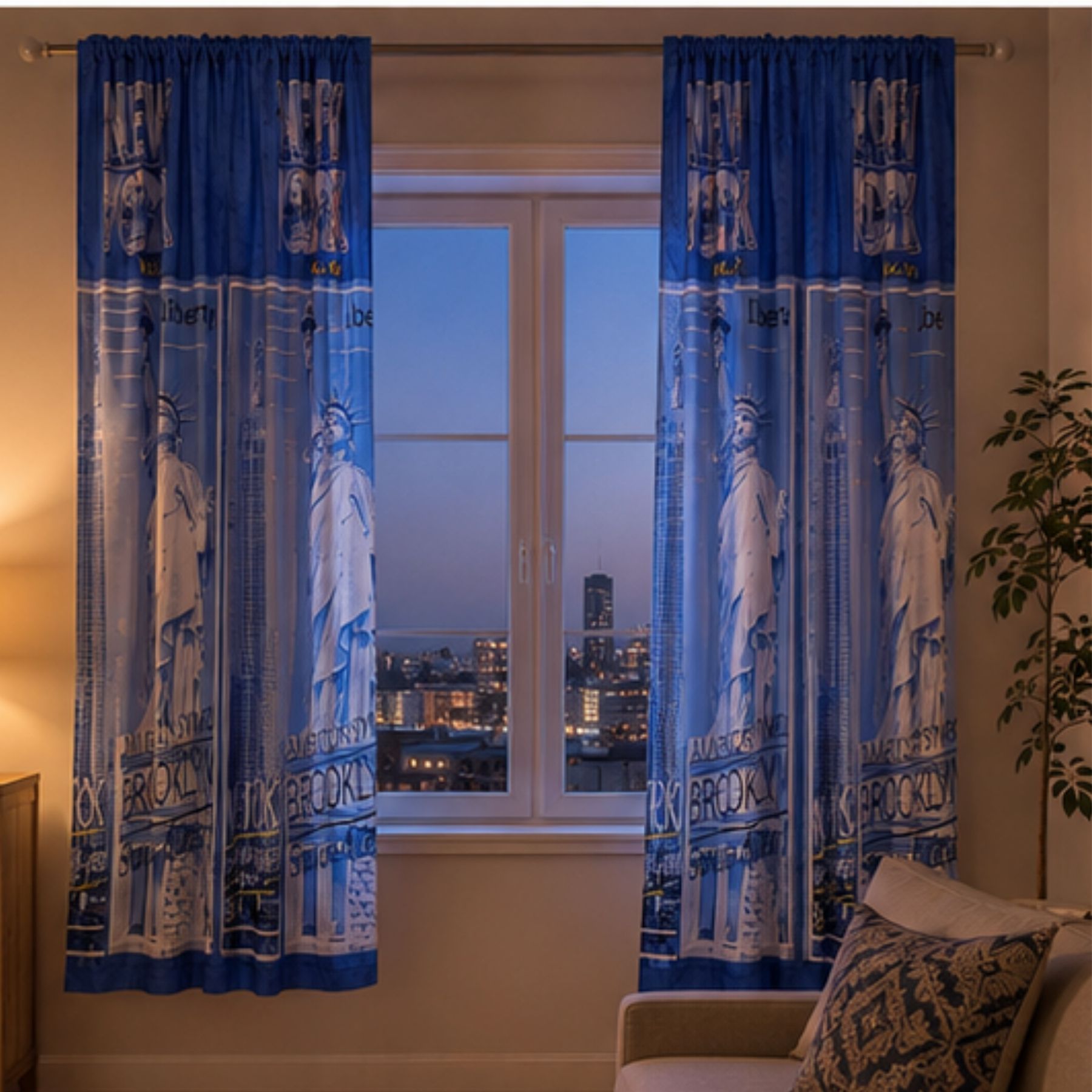 inspire Curtain - Blue Inspire